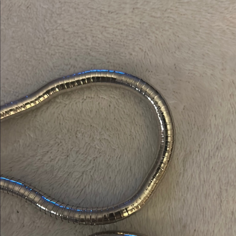 Silver Snake Necklace - Picture 4 of 12